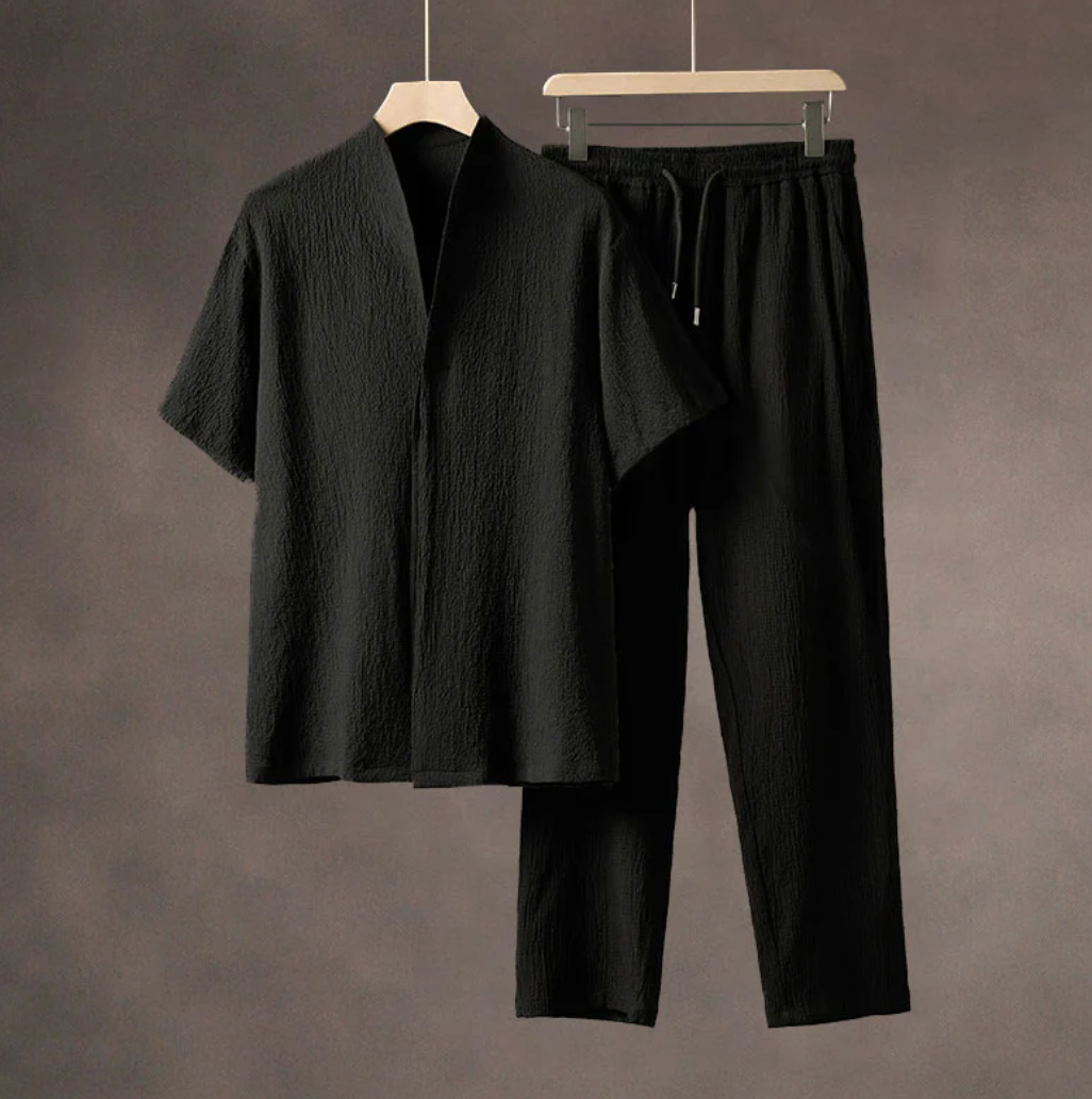 Velora™ – Luxe V-Neck Set