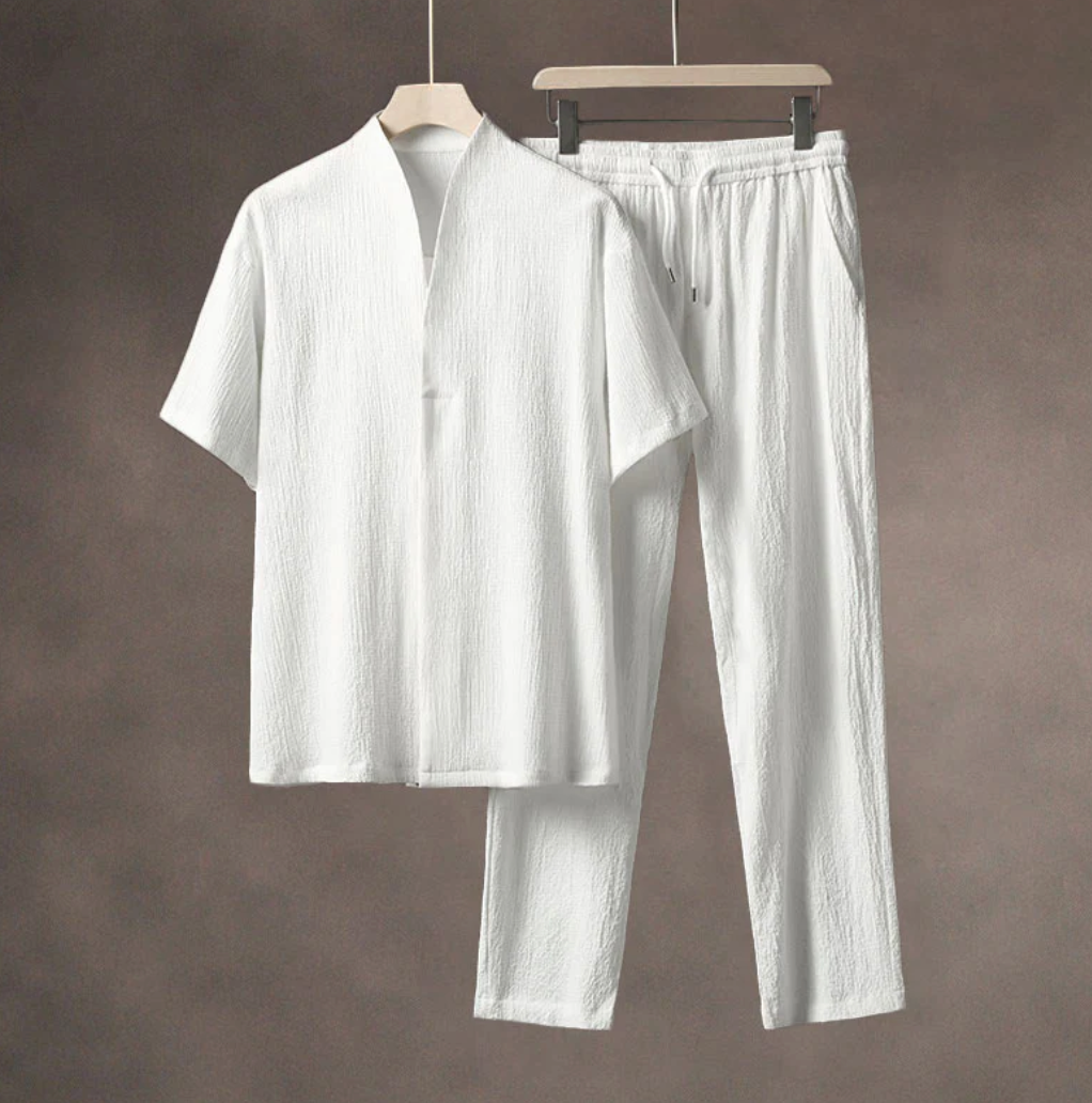 Velora™ – Luxe V-Neck Set