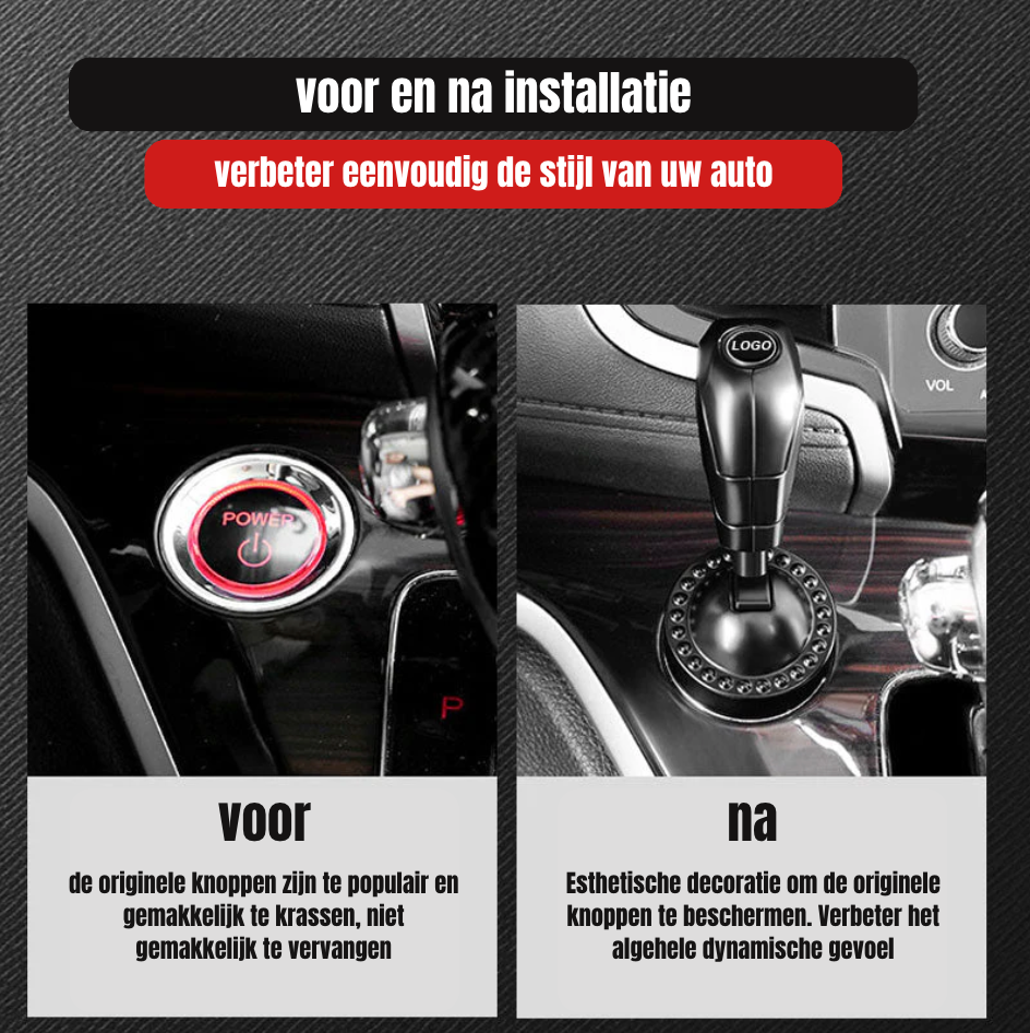 CrystalDrive™ Luxe Versnellingspook