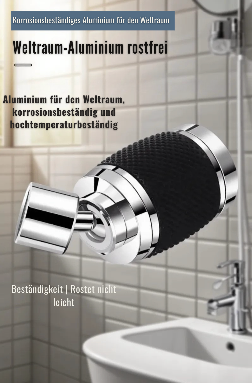 AquaFlex Pro™ – 360° Hochdruck-Wasserhahnaufsatz